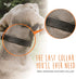 Mighty Paw Martingale Dog Collar - No Pull Design, Stainless Steel Chain, Brown Leather Martingale Training Collar