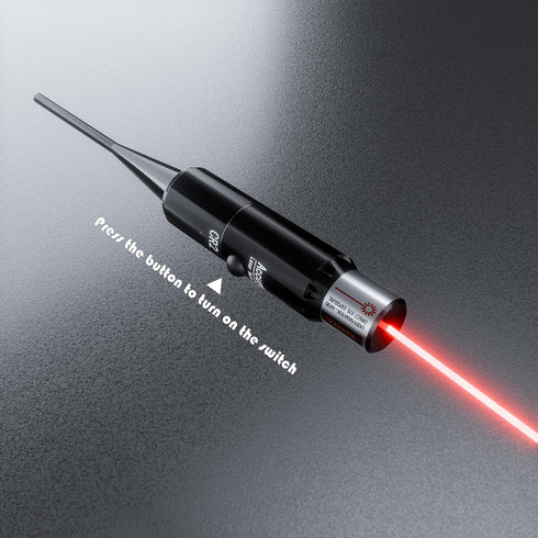 Professional Tactical Laser Boresighter Kit with 30 Adapters for Multiple Caliber Bore Sighting