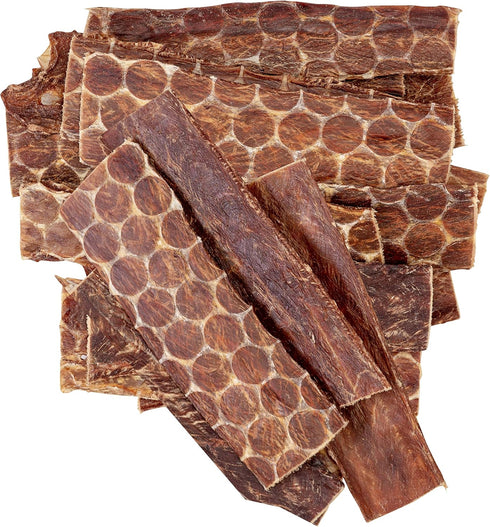 Beef Esophagus Dog Treats (6 INCHES) Grass Fed, No Added Hormone All Natural Jerky Chews, Rich in Glucosamine &