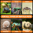 75W 2-Pack, Bulbs Simple Deluxe Ceramic Heat Emitter Reptile Heat Lamp No Light Emitting Heat for Amphibian Terrarium