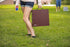 TRIUMPH SPORTS USA Premium Washer Toss Game, Includes 2 Felt-Lined Washer Boxes and Steel Washers, Brown