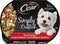 CESAR SIMPLY CRAFTED Adult Soft Wet Dog Food Meal Topper, Beef, Chicken, Purple Potatoes, 10 Tubs, 1.3 oz