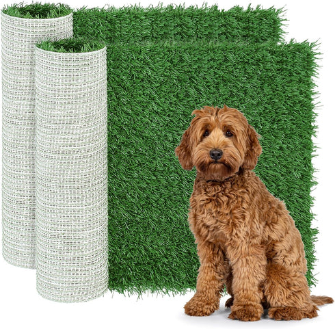 GLOBREEN Dog Grass Pee Pad - 23 x 18 Inches Replacement Artificial
