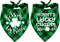 St. Patrick's Day Dog Bandana - Holiday Buffalo Plaid Scarfs for Small, Medium, Large Dogs