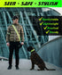 FREEMOVE Reflective SASH with 2 Bands or Reflective Runners Waist Belt with 4 Arm Bands, Easy to Put On/Off Reflective