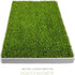 Dog Grass Pad with Tray, Indoor Portable Fake Grass Pee Pad System, Dog Litter Box for Puppy Pee Training