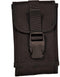 XL Smartphone StrapPack with Clip Front Flap (Black) - Backpack Shoulder Strap Attachment