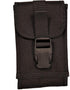 XL Smartphone StrapPack with Clip Front Flap (Black) - Backpack Shoulder Strap Attachment