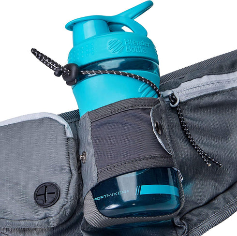 Pack Blueberry Style Grey Bumbag Waist Bag Fanny for Walking Running - Built-in Poop Bag Holder, Dog Treat Pouch