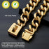 txprodogchains Big Dog Chain Collar with Buckle, Strong Heavy Duty 21MM Thick Wide Stainless Steel for Large Dogs