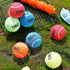 30 Pieces Tennis Balls for Dog Bulk, Colorful Interactive Pet Dog Gift for Play, Training, 2.5 Inch Easy Catching