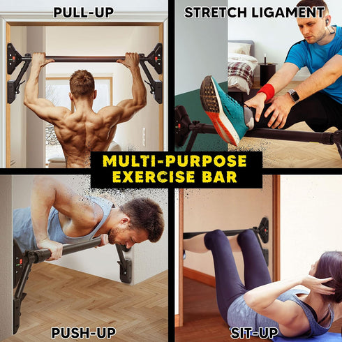 Pull Up Bar/Chin Up Bar - Upper Body Workout Bar for Fitness Strength Training, Super Load-Bearing