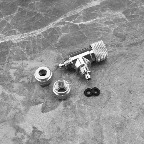 Create idea CO2 Dual-Head Needle Valve - Carbon Dioxide Double-Ended Needle Trimmer Valve for Fish Tanks Accessory