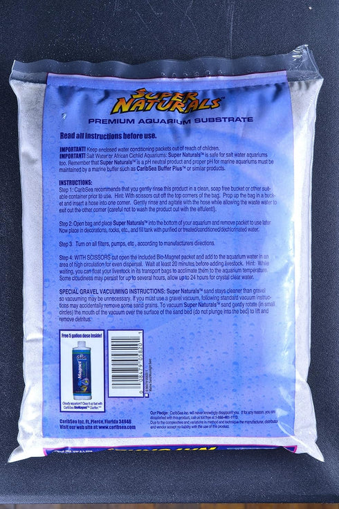 Carib Sea Super Natural Moonlight Sand for Aquarium, 5-Pound (2 Pack)