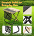 OrbitShell 14.2" Backpack XL Portable Chairs for Adults, Tall & Wide Knee-Friendly Folding Stool Pocket Chair, Foldable