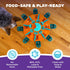 4 Outward Hound by Nina Ottosson Tower of Treats Level Expert Dog Treat Puzzle for Enrichment, Orange