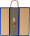 SmartyKat Clever Claws Carpet & Burlap Hanging Cat Scratch Mat, Brown/Gray with Blue Trim, One Size