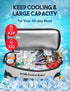 Kayak Cooler, Waterproof Seat Back Cooler for Kayaks, Portable Ice Chest for Travel and Beaches