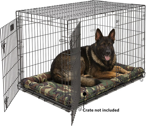 MidWest Homes for Pets Maxx Dog Bed for Metal Crates, 48-Inch, Camouflage