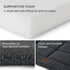 Bedsure Washable Dog Crate Bed for Small Dogs, Reversible Foam Floor Dog Mat, Lightweight Travel Flat Pet Beds for