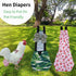 BNVXR 3Pcs Washable Chicken Diapers for Hens & Ducks with Bow Tie Design, Waterproof Cloth Fabric Duck Diapers