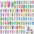 Kacctyen 100 Pcs Easter Dog Bandanas Bulk Dog Adjustable Cute Washable Triangle