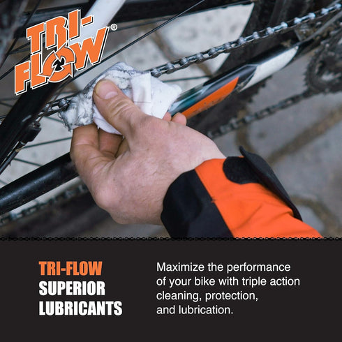 Tri-Flow TF21010 Superior Lubricant with Drip Bottle, 2 oz, Black/Red