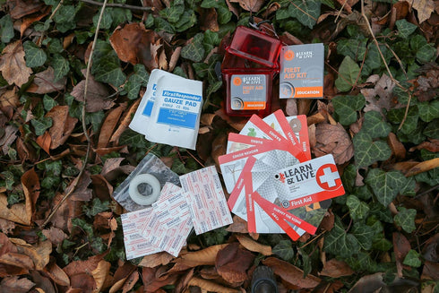 UST Learn & Live Outdoor Educational Kits with Waterproof Cards, Tools, and Watertight Case for Outdoor Survival