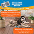 Quick-Cleaning Grooming Brush by Pets Know Best, Self-Cleaning Deshedding Tool for Cats & Dogs, Gentle Detangling