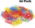Tamu Style Cat Spring Toys - 60 Pack Playful Coils for Kittens, BPA Free Plastic for Active Healthy Play