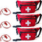 ASA TECHMED 3 Pack Lifeguard Fanny Pack With Whistle Lanyard - Baywatch