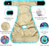 (4 Pack+1 Washable Female Dog Diapers Suspenders), Reusable Female Girl Doggy Doggie Puppy Wraps Panties Belly Band