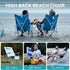 Sport,265 LBS #WEJOY Oversized Heavy Duty Beach Chair,Folding High Back Portable Camping Lawn Chairs for Adults