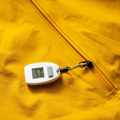 Sun Company Digital Zipogage - Compact Zipperpull Digital Thermometer for Skiing, Snowboarding, Cold-Weather Camping,