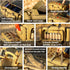 Range Bag for Handgun Ammo Shooting, L/XL Gun Case Carry 5+ Pistols with Lockable Zipper Molle Strap