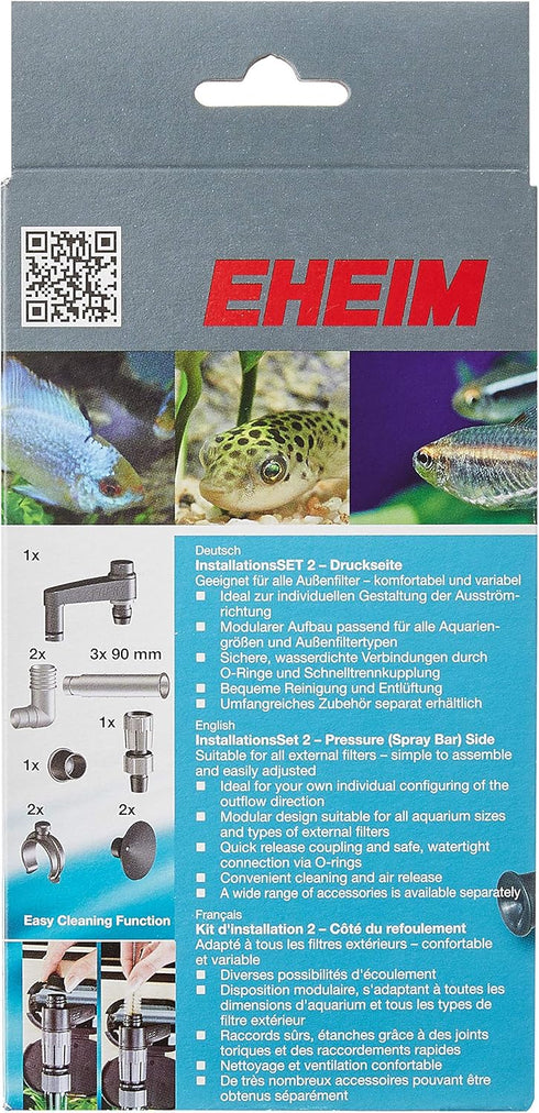 Eheim AEH4004310 Spray Bar Set for 494 Canister Filters, Black 494 1/2" ID