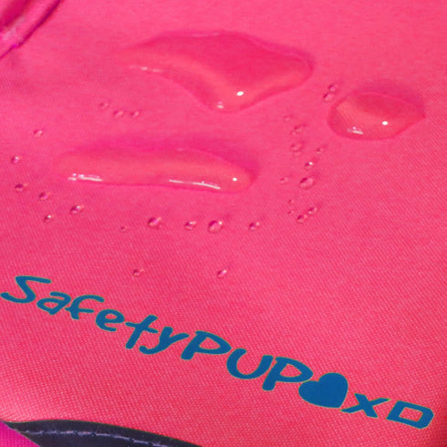 Dog Reflective Vest, Hi-Vis Fluorescent Visibility for Pet Safety On/Off Leash, Urban & Rural Areas (Pink, X-Small)