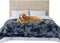 Bedsure Waterproof Dog Blankets for Large Dogs, Calming Cat Blanket for Bed Couch Protector, Washable, 60"x80", Tie-dye