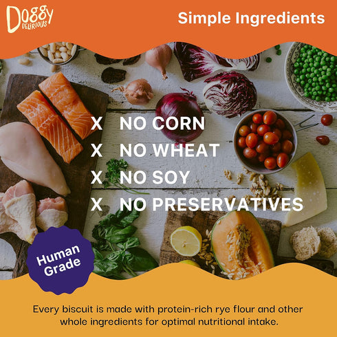 Crunchy Dog Treats for All Pet Sizes - 100% Human-Grade, BBQ Maple Bacon, 16 Oz, Delicious Snacks