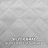 Furhaven Cooling Gel Dog Bed for Medium/Small Dogs - Removable Bolsters & Washable Cover, Up to 35 lbs, Silver Gray