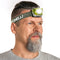 Foxelli LED Headlamp Flashlight for Adults & Kids, Running, Camping, Hiking with White & Red Light, Waterproof