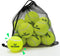 Dog Tennis Balls - 12 Pack 2.5" Squeaky Interactive Toys for Small Medium Large Dogs - Bounce Rubber for Training