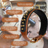Spike Dog Collar | Spiky Series | Premium Genuine Bridle Leather, Heavy Duty, Padded for Medium, Large, XL Breeds