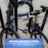 Security Cable Lock Set - 5' to 25' Weatherproof Keyless U-Lock with Combination for Bikes and Equipment