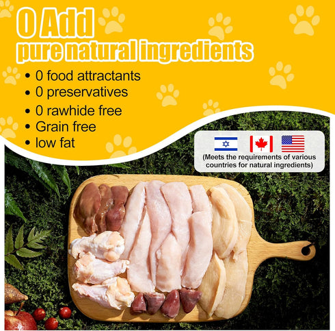 Chicken Jerky Strips Dog Treats, Low Fat, Training Treats for Small Medium and Large Dogs, 11.6 oz