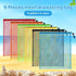 LEIFIDE 6 Pcs Diving Bag, Nylon Mesh Drawstring Bags for Snorkeling Swimming Gear