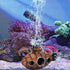 3 Pcs Floating Fish Tank Decorations, Aquarium Air Pump Decorations with Hanging Diver and Retro Submarine Wreck