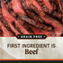 (Pack 12) 12.7 oz. Merrick Grain Free Premium And Natural Canned Dog Food, Soft And Healthy Wet Recipe, Real Texas Beef