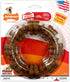 Nylabone Textured Ring Power Chew Toy for Large Dogs, X-Large - 50+ lbs, Durable Chew Bones, Flavor Medley