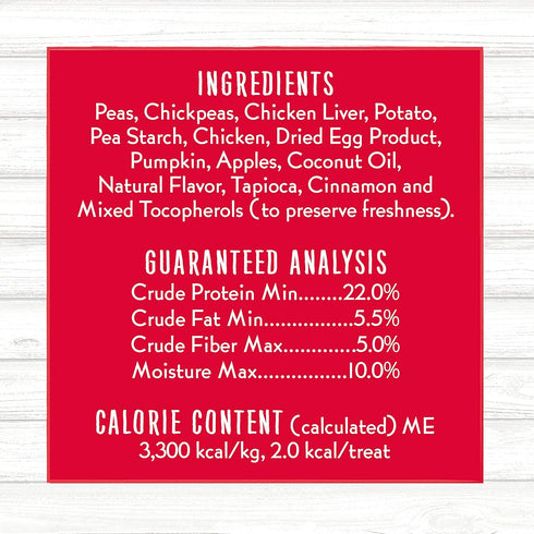 Charlee Bear Bear Crunch, Grain-Free Chicken, Pumpkin & Apple Flavor, 8 oz